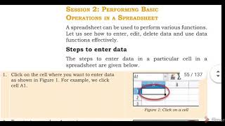 12th IT Unit-3 Session-2 Spreadsheet operations ।। Libre Office Calc