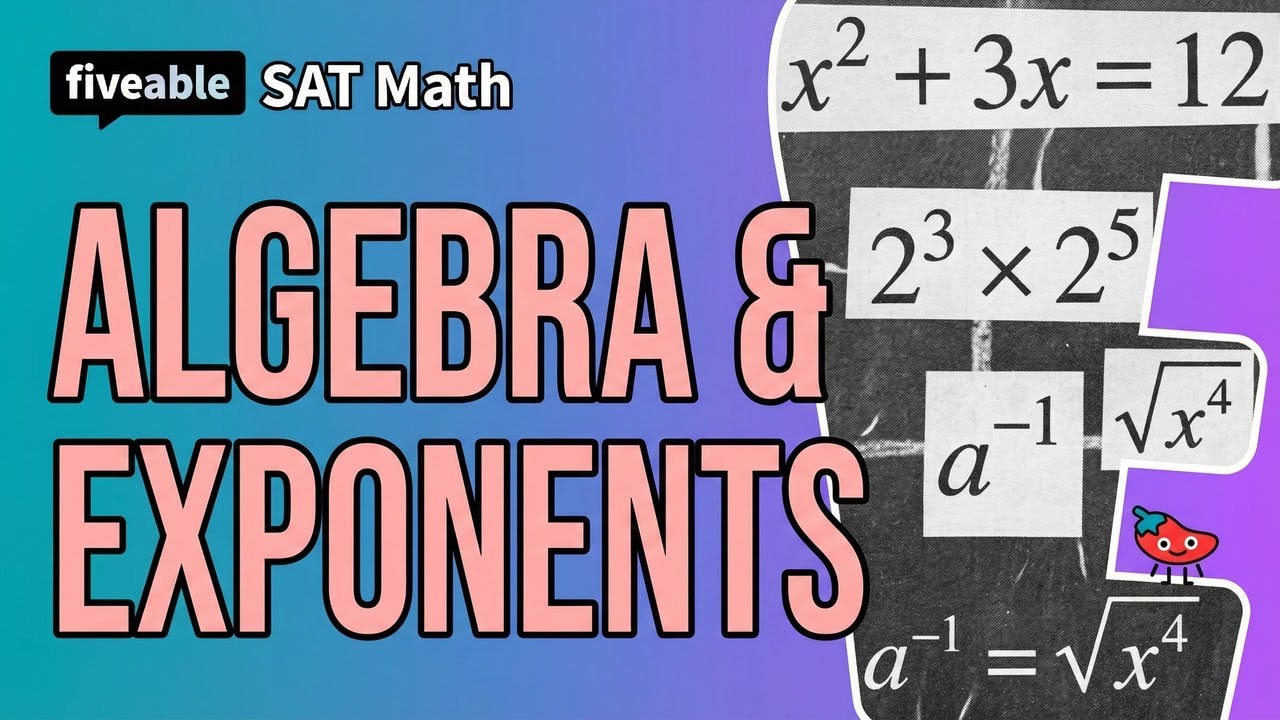 Sat Math Exponential Reltaion SAT Math - Algebra, Exponents, Percentages & Probability | Fiveable ...