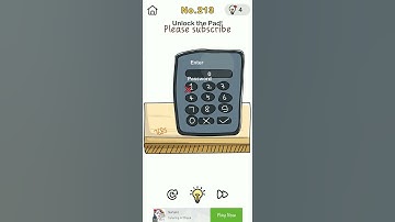 Brain out Level 213 Gameplay , Unlock the pad