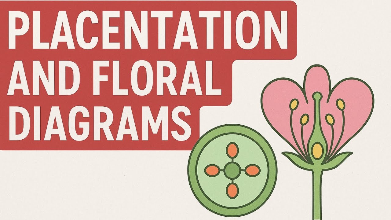 Placentation and Floral Diagrams | Class 11 Biology | Morphology of ...