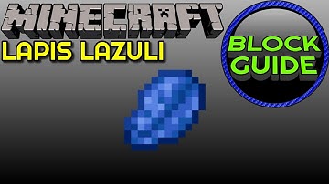 Lapis Lazuli - Minecraft Minerals Guide