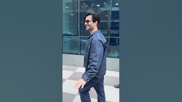 Karan Tacker snapped at town looking absolutely dapper in denim on denim KaranTacker