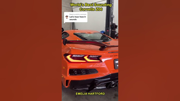 World’s Loudest C8 Corvette Z06