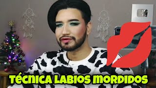 TUTORIAL DE LABIOS MORDIDOS // Alex Cázarez