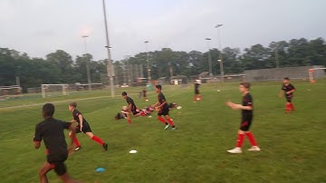 Overlapping run defending