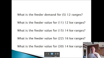 Electrical Range Calculations Exam Test Prep Col "C" Table 220.55 NEC ELT242 Community College Class