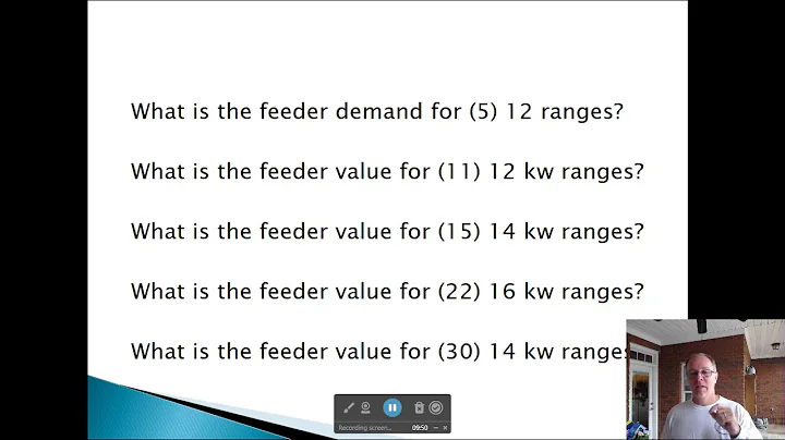 Electrical Range Calculations Exam Test Prep Col "C" Table 220.55 NEC ELT242 Community College Class
