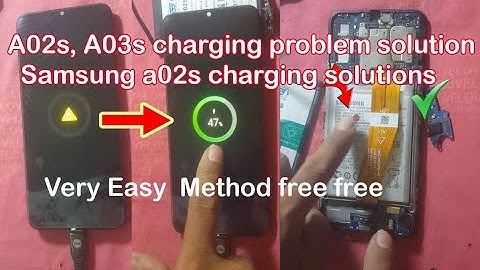 Easy method for A02s, A03s charging problem solution || samsung a02s charging solutions by #bdm007