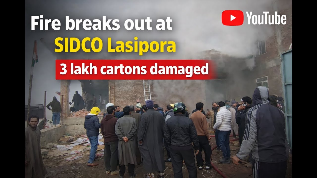 SIDCO Lasipora Fire, 3 Lakh Cartons Destroyed, Major Loss Averted