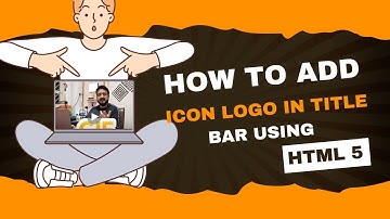 How to add icon logo in title bar using HTML ?
