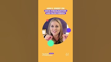 Data Visualization and Slide Design with Ann K. Emery #Shorts