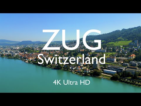 Zug, Switzerland by Drone 🇨🇭 [4K]