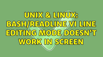 Unix & Linux: Bash/Readline vi line editing mode doesn