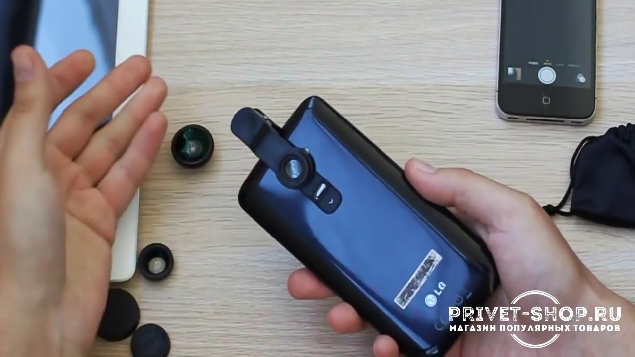 Универсальный объектив 3 в 1 Universal Clip Lens