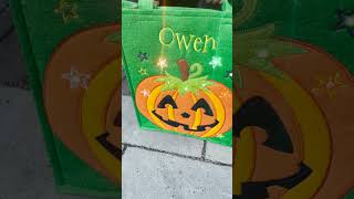 The Trick or Treater's Personalized Light Show Bag