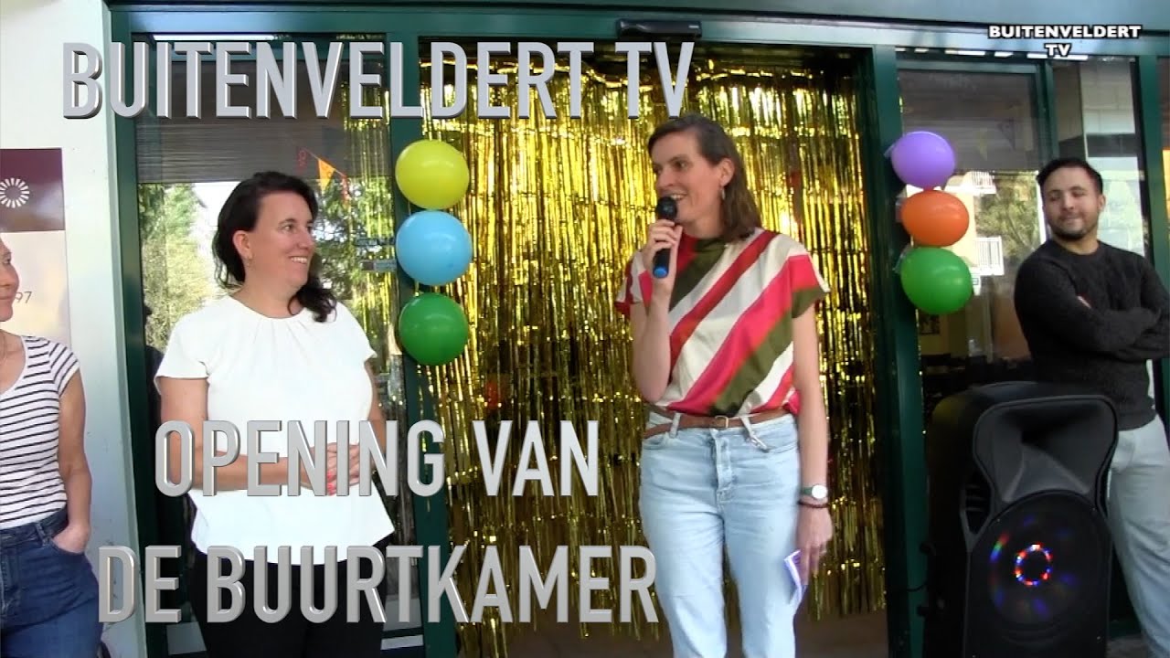 OPENING VAN DE BUURTKAMER