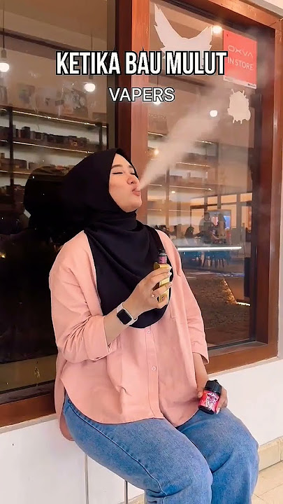 cute hijab girl smoking muslim girl hookah bar vape tricks bgod #shorts