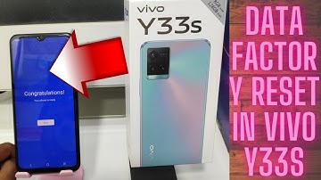 How to Data Factory Reset in VIVO Y33S| How to reset vivo Y33s - Factory reset and erase all data