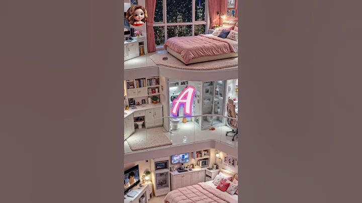 Your dream bedroom 🤩 according to your first alphabet letter 🥳💖 #bedroom #name #letter #shorts #bts