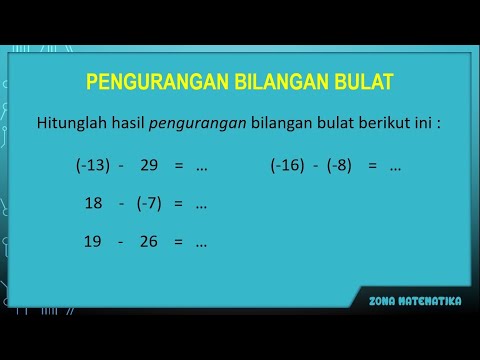 Video: Bagaimana Menemukan Yang Dikurangkan