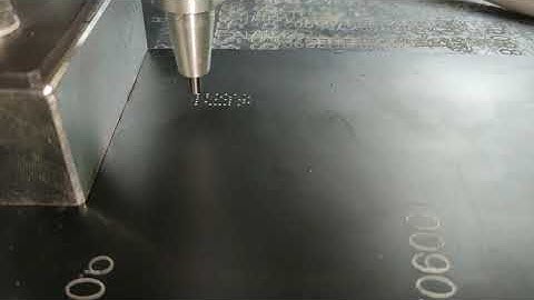 How to use Dot peen marking machine for QR CODE marking  In 2x2cm