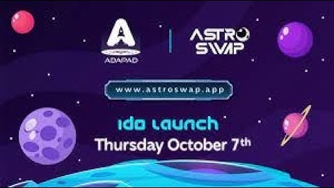 Astroswap: The next 1000x and DEX for the Cardano ecosystem Powered by WagyuSwap and Bluezilla team