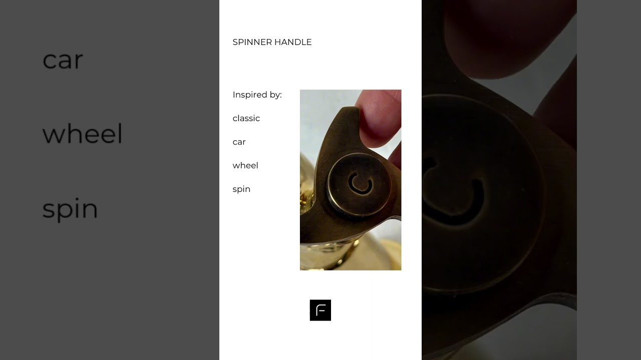 Spinner handle by Francone Bespoke Taps 