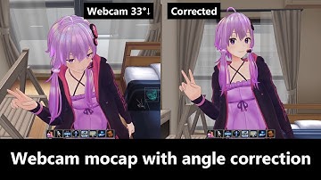 【XR Animator】Webcam mocap with angle correction