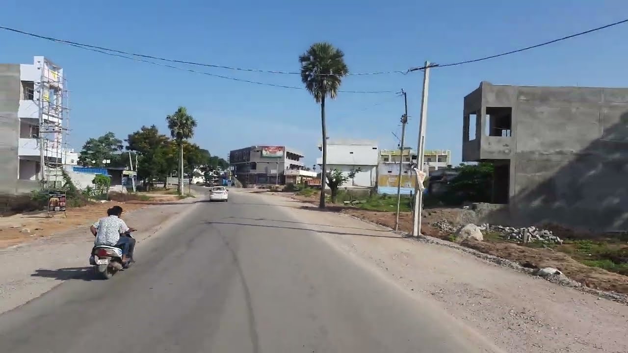 valigonda village road construction development tour