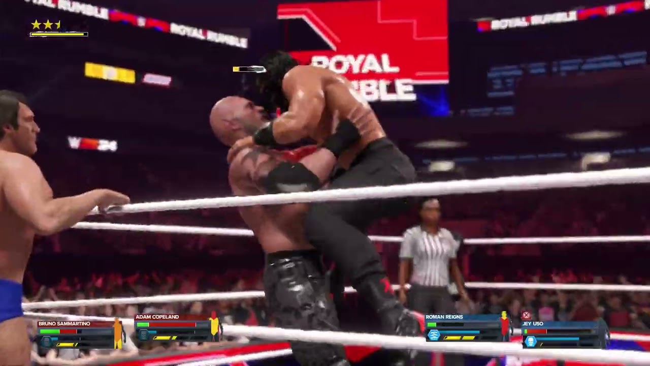 Rated-R Superstar & Bruno Summer Clash with The Bloodline | WWE 2K24 Tag Team