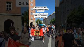 Demo in München 😳 Immer mehr Menschen gehen auf die Straße!