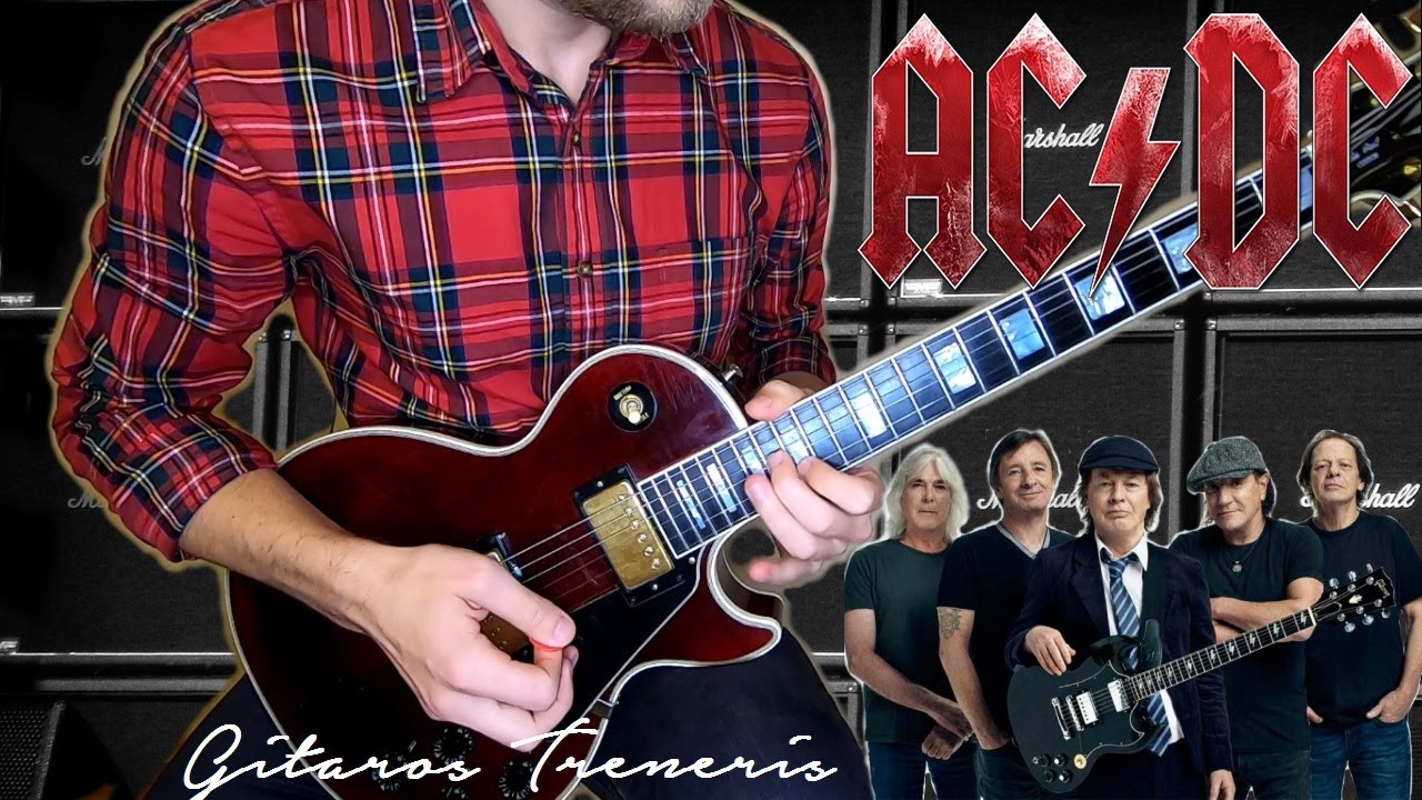 Gitaros Trenerio Koveriai - Shot In The Dark by AC / DC + TABS - YouTube