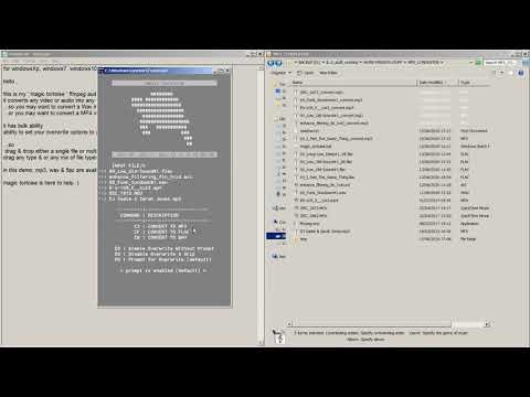 ffmpeg audio transcoder / converter with User-Interface ~ magic tortoise ~