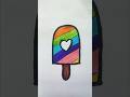 candy colour Drawing #shortsfeed #trendingshorts #viralshort