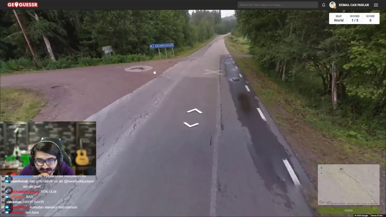 KENDİNE MÜZİSYEN - HARİTADA YER BULMA OYNUYOR (GEOGUESSR-DÜNYA)