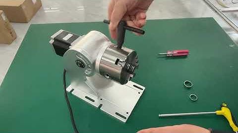 How to clamp the ring with D80 rotary device