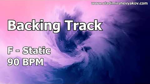 Backing Track - F Static - 90 BPM