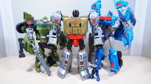 Transformers Power of the Primes Voyager GRIMLOCK figure Review