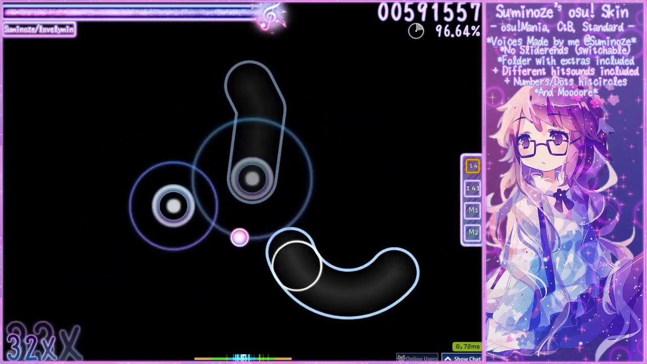 Nekoha Shizuku - osu! Skin [STD/MANIA