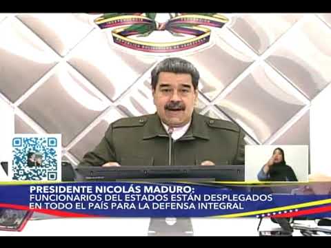 CADENA NACIONAL: Maduro en alerta ante ciclón que afectará el país, 28 de junio de 2022 en la noche