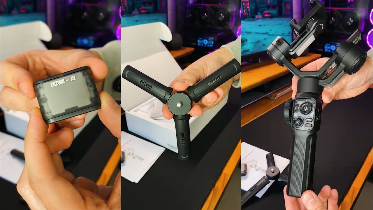 Estabilizador Zhiyun Smooth-5S AI Standard - eMania Foto e Video