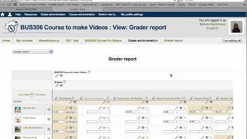 How to manually entering grades into the gradebook in iLearn 2.5