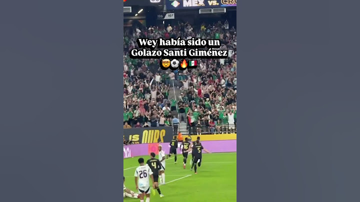 Golazo de Santi Giménez México vs Costa Rica #gol #mexico #costarica #seleccion #copaoro