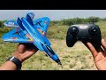 RC Fastest Fighter Jet Su-27 RC Plane Unboxing & Flying Test