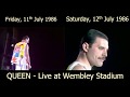 QUEEN (Wembley '86) - Love of My Life + Is This The World We Created (2 on 1 Full HD + lyrics)