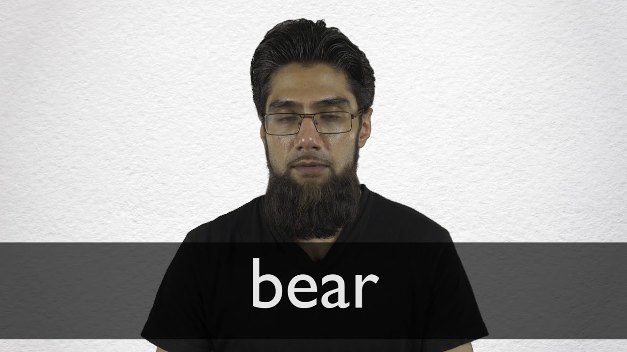 How To Pronounce BEAR In British English YouTube