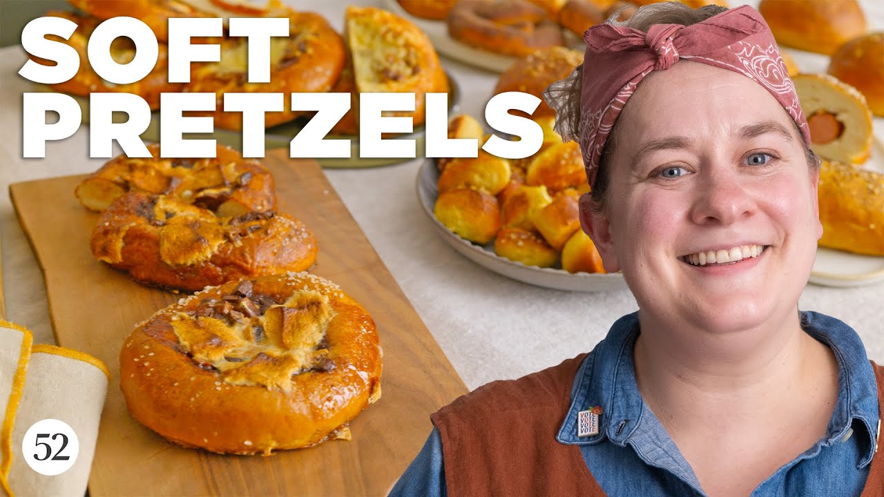 How to Make Soft Pretzels    Bake It Up A Notch with Erin McDowell