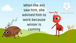 قصة النملة والصرصور باللغة الإنجليزية