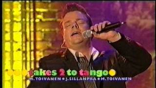 Jari Sillanpää - Takes two to tango with a live band - Finland Eurovision 2004