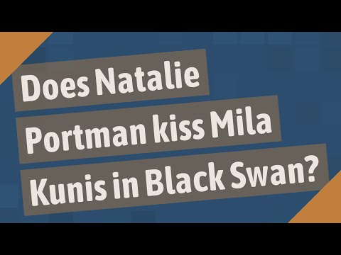 Does Natalie Portman kiss Mila Kunis in Black Swan?